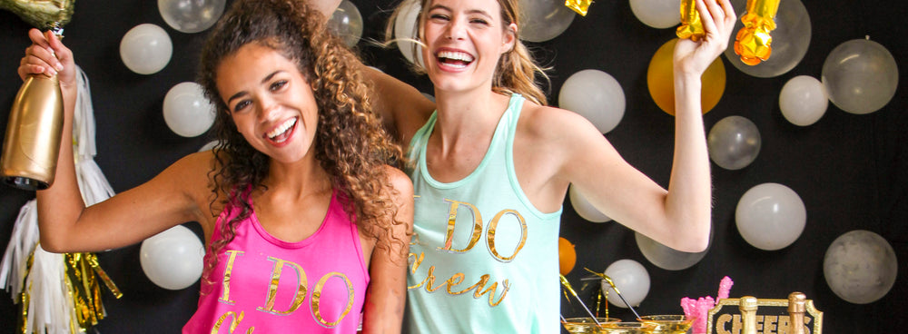 How To Nashville Bachelorette Party The House Of Bachelorette Blog   Bachelorette I Do Crew Shirts And Party Balloon 2 1000x 