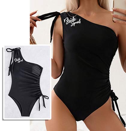 Bride swimsuit black online