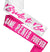 Hot Pink Glam Bride to Be & Sam Pen*s Hot Pink Sparkle Sash - Set of 2