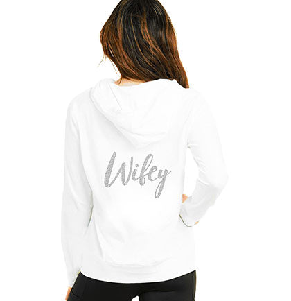 Wifey hoodie clearance