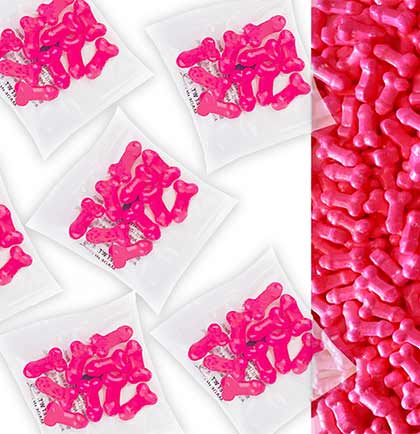 Pink I Touched a Pecker Mini Candy Pecker Packs - Set of 6