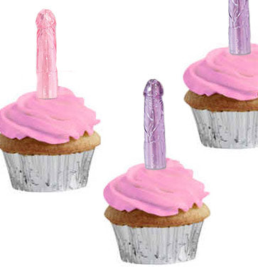 Mini Penis Cupcake Toppers - Set of 10