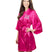 Bridesmaid Hot Pink Satin Robe