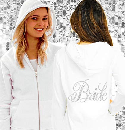 Personalized Brides Full-Zip Hoodie