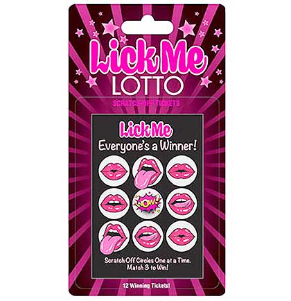 Lick Me Lotto Game