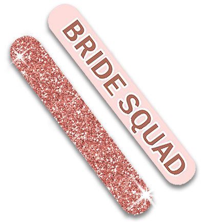 2pc Bride Squad Rose Gold Nail File