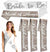 Bridal Party Silver & Rose Sashes - Set of 5