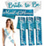 Bridal Party Turquoise Sashes - Set of 5