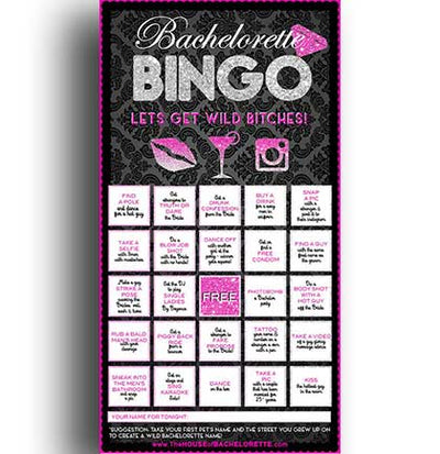 FREE PRINTABLE Bachelorette Party Bingo | The House of Bachelorette