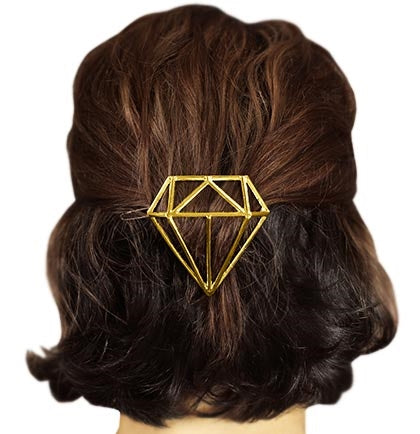 Diamond Outline Hair Clip