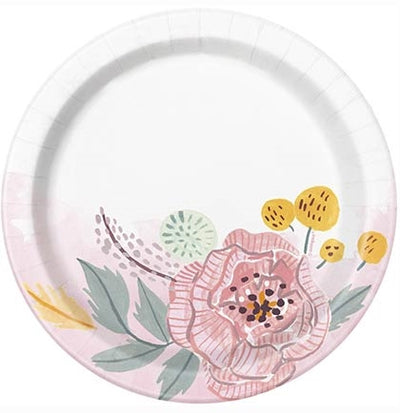 Floral Plates | Bachelorette Party Supplies | The House of Bachelorette