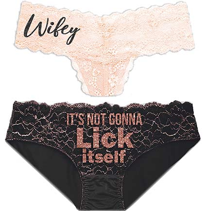 Valentines Panties Its Not Going to Lick Itself Side Lace Thong Panty Bride  Panty Bachelorette Gift Bachelorette Wedding Lingerie -  Finland
