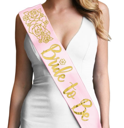 Fancy Bride To Be Sash Kits Bachelorette Party Decorations Bridal Shower  Supplies  Bride To Be Sash, Bridal Tiara, Veil And Bride Tribe Flash  Tattoos Rose Gold 