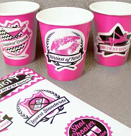 Custom Tumbler Decals Bachelorette Party Custom Decal Sticker