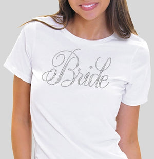 Bride Flirty Rhinestone Tee | Bridal Party Shirts | The House of ...