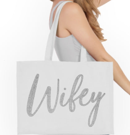 Wifey Nike Tote Bag Wifey Just Love Her Bag Married Tote -  Finland
