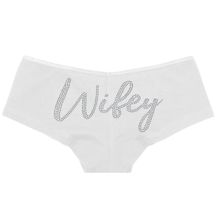 Funny Panties for Bachelorette Party, 2 Person in One Panties Hot Funny  Briefs Gift for Parties White and Red