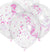 Pink Confetti Party Balloons - Set of 6