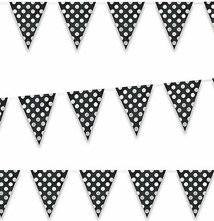 pennant clip art black and white