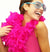 Fluffy Feather Boa 6ft: Magenta Pink