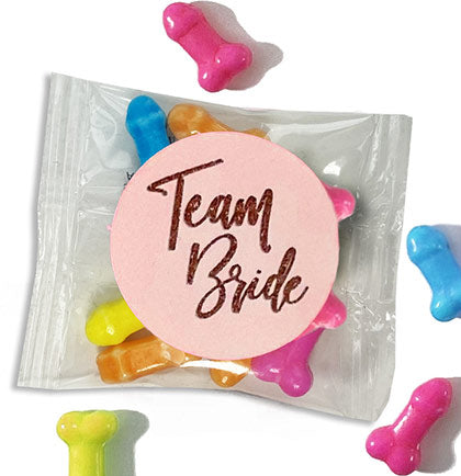 Team Bride Bachelorette Party Straws - 10 Pack