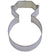 Wedding Ring Cookie Cutter 3.75"