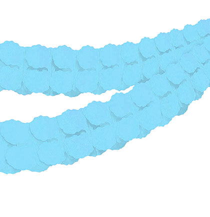 Blue paper deals garland