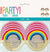 Rainbow Novelty Glasses - Set of 4