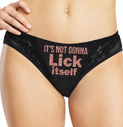 Knaughty Knickers - Here Comes The Bride - Red Boyshort - Fun and