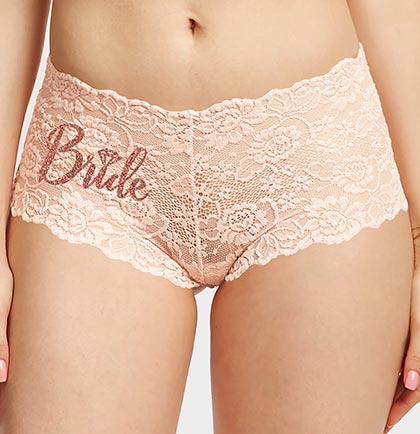 Buy Women Golden Lace BoyShort Panty online in India – Bruchiclub