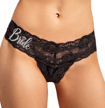 Custom Mrs. Thongs Sexy Thongs Funny Panties Bachelorette Gift Funny Black  Thong Bridal Shower Gift Custom Panties 