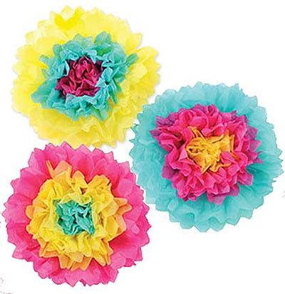 Fiesta Tissue Flowers | Bachelorette Party Decorations | The House of ...